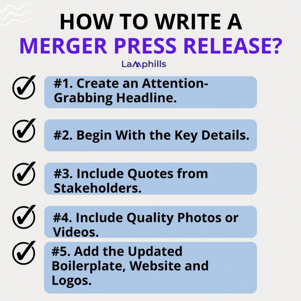 How Do You Write a Merger Press Release?
