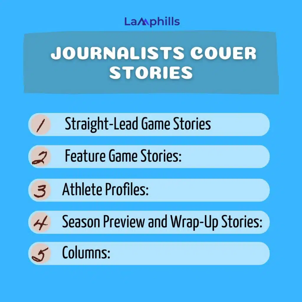 What Stories do Sports Journalists Cover?
