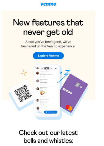 Email Marketing Campaign Examples: Venmo